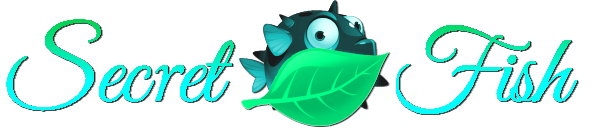 Secret Fish Logo Transparent Zierfische online kaufen Aquarium